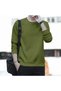 Men Long Sleeve T Shirt Pullover Cotton Thin