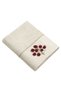 Petra bamboo hand towel with pomegranate embroidery, ecru, 50x90 cm, ecru. - 5