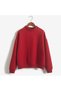 Zebina Women Thick Pullover Stand Collar Solid