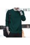Men Long Sleeve T Shirt Pullover Cotton Thin