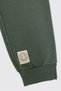 Boys' Dark Green Brushed Inside 2-Piece Top and Bottom Set - 7