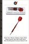 Special Edition Sports Equipment Focus Game OK-300 Steel Dart Set, Professional Red, 3-Pack