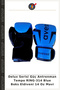 Delux Series Strength Training Tempo RING-314 Blue Boxing Gloves, 14 oz, Blue