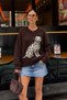 Women's Soft-Textured Jacquard Sweater with Dalmatian Print - 2