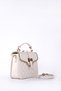 Quilted Clutch Bag and Shoulder Bag, White - 2