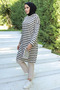 Black Hooded Modest Tunic - 4