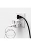 Universal Travel Adapter, EU Type E/F, 3 Pack, White, Power Indicator Light - 4