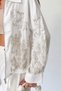 Women's White Beaded Bomber Jacket NX2939 - 3