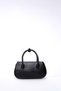 Oval Baguette Hand and Shoulder Bag Black - 3