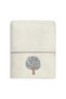 Samira Bamboo Tree Embroidered Hand Towel, Ecru, 50x90, Ecru