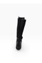 Women's Below-the-Knee Thick Short-Heeled Stretchable Flexible Boots - 3