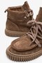 Sansa Cigar Suede Fur-Trimmed Boots - 4
