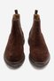 Men's Casual Chelsea Boots, Genuine Suede Leather, EDRIC SUEDE BROWN - 4