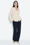 Flywheel Detailed V-Neck Blouse - 4