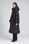 Hooded Quilted Coat Black - 3