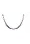 King Chain Necklace - Byzantine Style - 316L Stainless Steel - Men's Silver Necklace - 60 cm, 4 mm - Tarnish-Resistant - 2