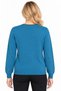 Women's Crew-Neck Wool Sweater embellished with stones on the chest - A.Petrol - 3