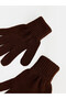 Brown Solid Boys' Gloves—The NEVAVM Difference - 3