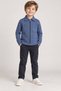 Boys' 100% Cotton Zipper-Front Shirt Jacket – Transitional