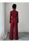 Set, burgundy - 2
