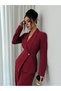 Set, burgundy - 5