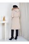 CHECKED PATTERN NOVA FABRIC PUFFER JACKET 100 CM - 5