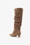 Odin Cigar Suede Leather Kitten-Heel Boots - 2