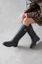 Wiwi Women's Removable Accessory Genuine Leather Boots, Brown - 2