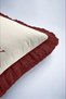 Merry Cream New Year's Patterned Tasseled Pillowcase—Classic New Year's Decoration Tasseled Pillowcase - 6