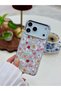 iPhone 17 Pro Max/18 Pro Max Compatible Flexible Silicone Protective Case with a "Colorful Stone Flower" Print Design - 2