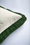 Merry Cream New Year's Patterned Tasseled Cushion Cover—Modern New Year's Decor Fringed Pillowcase - 7