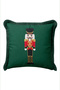 Toy Soldier New Year's Gift: Tasseled Cushion Cover—New Year's Decoration: Fringed Cushion Cover - 7