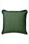 Striped New Year's Decoration Cushion Cover with Tassels - Classic New Year's Decor Fringed Cushion Cover - 5
