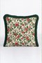 Cream-Colored Shepherd's Purse New Year's Patterned Tasseled Cushion Cover—New Year's Decoration Tasseled Pillowcase - 8