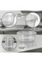 6.5 oz Clear Round Plastic Food Bowls with Secure Lids, Pack of 25–150 Sets - 5