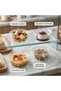 6.5 oz Clear Round Plastic Food Bowls with Secure Lids, Pack of 25–150 Sets - 4