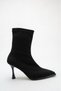 Colorful Women's Stretch Boots with Thin Heels - 4