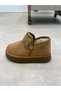 Women's Taba Suede Thick Sole Buckled Fur-Trimmed Short Boots by Guyn - 3