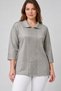 Women's Shirt Collar Blouse with Stone Embellishments and Glittery Details
