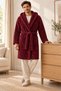 Kumru Hooded Welsoft Fleece Robe - 3
