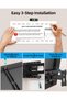 HOME VISION Swivel TV Wall Bracket for 32-75 inch TVs, Max VESA 600 x 400mm, Load Capacity 132lbs/60kg, Full Motion TV Mount with ±60° Swivel, 5°/-15° Tilt, 15.2"/38.6cm Extendable Reach, HV6601 - 7