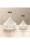 1Pc Clear Glass Candy Dish Storage Jar with Lid Candy Sugar Coffee Cookie Jar Jewelry Box Trinket Jar Glass(260ml) - 2