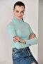 Women's Lycra Turtleneck Knitwear Sweater - 5