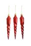 6-Piece Red Pendant 18 Cm Christmas Ornament - 3