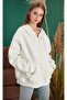 Hooded Oversize Zipper Sweatshirt