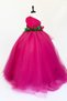 Zb Kids Fuchsia Dream Girl's Long Evening Dress