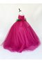 Zb Kids Fuchsia Dream Girl's Long Evening Dress - 6
