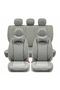 Fiat Palio Luxury Semi Leather Auto Seat Cover Front/Back Set - 3