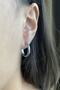316l Surgical Steel Shiny Silver Color Hoop Men's Women's Earrings Stainless Non-Tarnish Allergy-Free