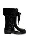 Campera Charol Soft Kids Rain Boots Black - 2